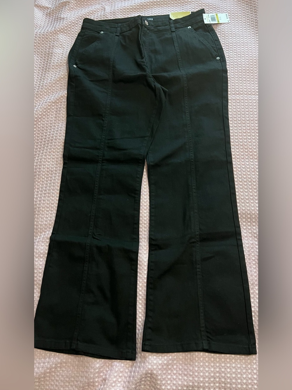 MICHAEL Michael Kors Black Wide-Leg Pants